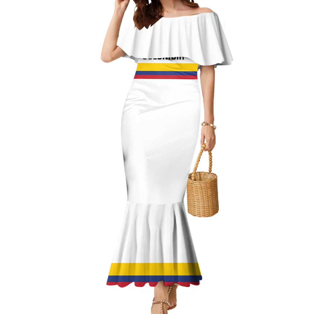 Custom Football 2024 Colombia 100th Anniversary Mermaid Dress Limited Edition