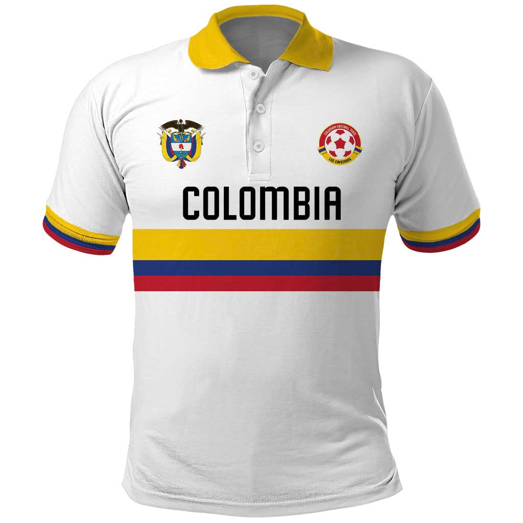 Custom Football 2024 Colombia 100th Anniversary Polo Shirt Limited Edition