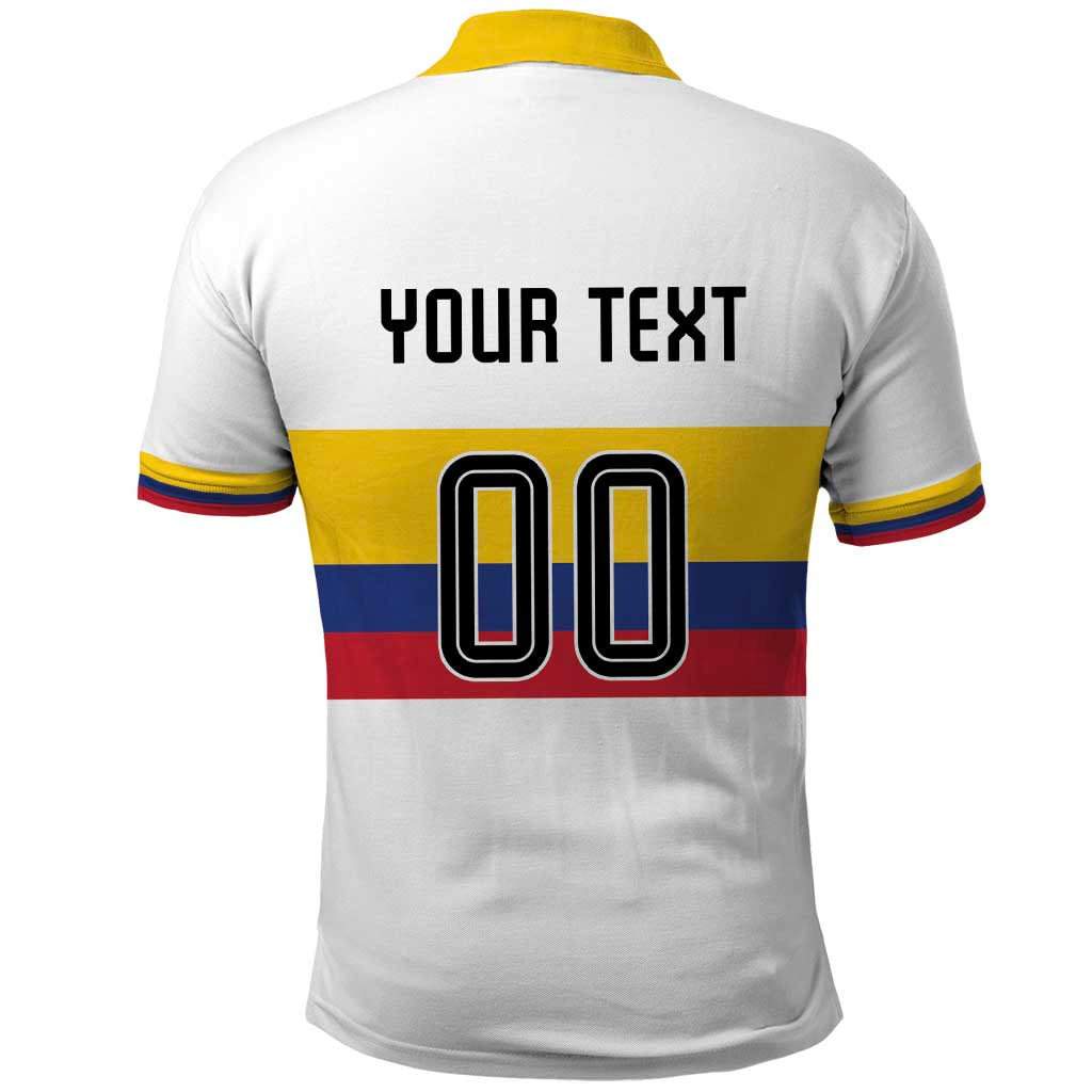 Custom Football 2024 Colombia 100th Anniversary Polo Shirt Limited Edition