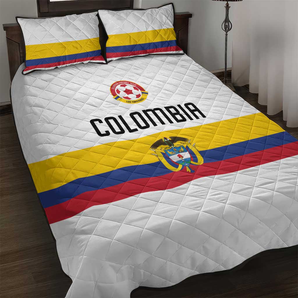 Football 2024 Colombia 100th Anniversary Quilt Bed Set Limited Edition