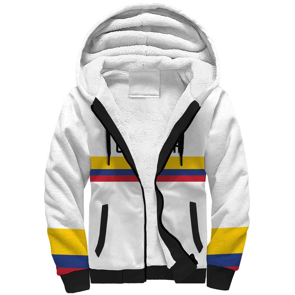 Custom Football 2024 Colombia 100th Anniversary Sherpa Hoodie Limited Edition