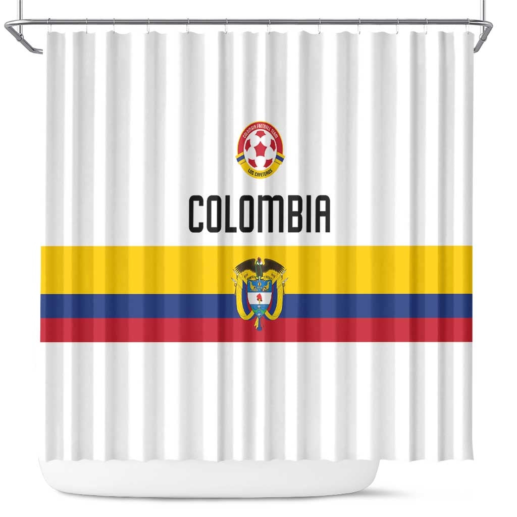 Football 2024 Colombia 100th Anniversary Shower Curtain Limited Edition