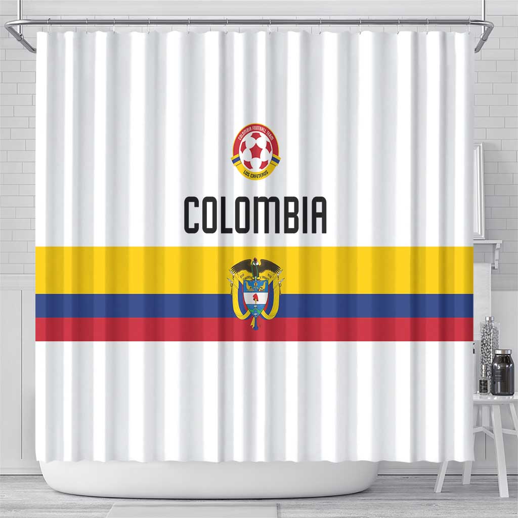 Football 2024 Colombia 100th Anniversary Shower Curtain Limited Edition