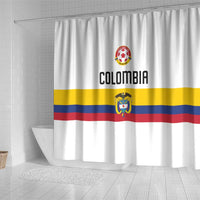 Football 2024 Colombia 100th Anniversary Shower Curtain Limited Edition