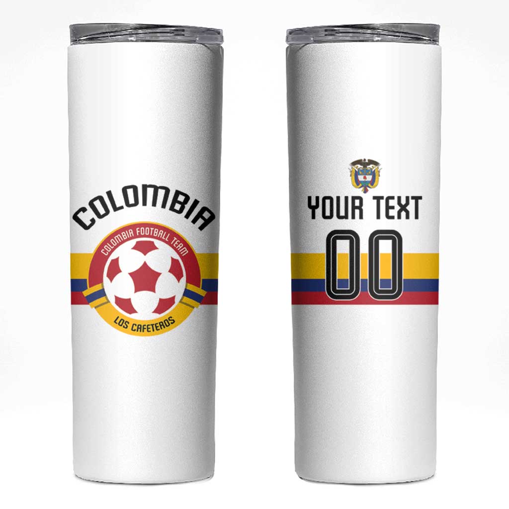 Custom Football 2024 Colombia 100th Anniversary Skinny Tumbler Limited Edition