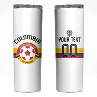 Custom Football 2024 Colombia 100th Anniversary Skinny Tumbler Limited Edition