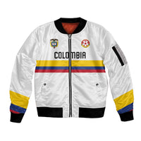 Custom Football 2024 Colombia 100th Anniversary Sleeve Zip Bomber Jacket Limited Edition
