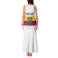 Custom Football 2024 Colombia 100th Anniversary Tank Maxi Dress Limited Edition