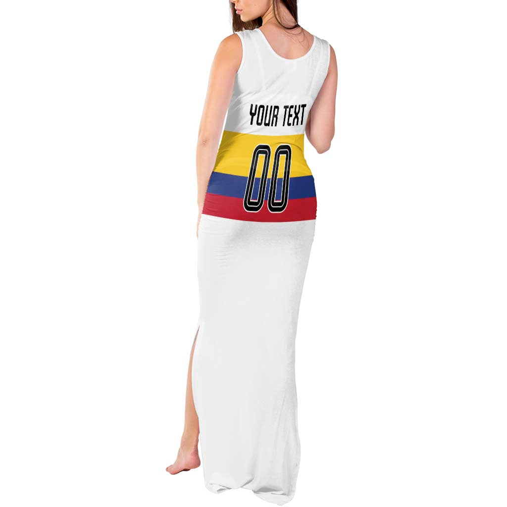 Custom Football 2024 Colombia 100th Anniversary Tank Maxi Dress Limited Edition