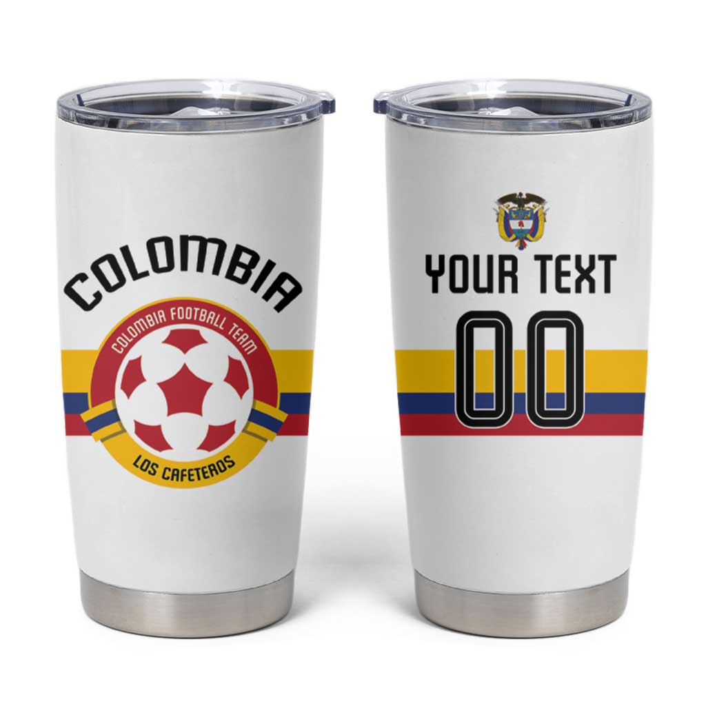 Custom Football 2024 Colombia 100th Anniversary Tumbler Cup Limited Edition