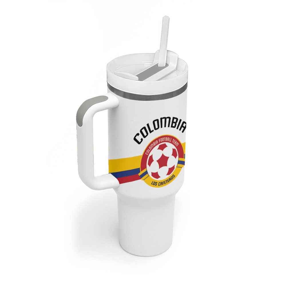 Custom Football 2024 Colombia 100th Anniversary Tumbler With Handle Limited Edition
