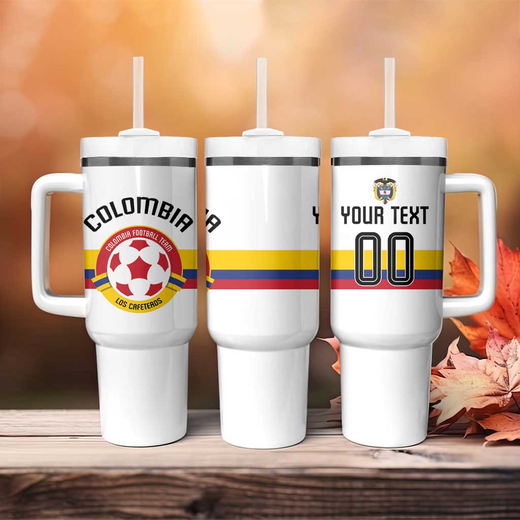 Custom Football 2024 Colombia 100th Anniversary Tumbler With Handle Limited Edition