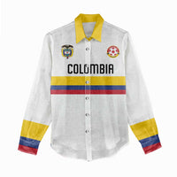 Custom Football 2024 Colombia 100th Anniversary Women Casual Shirt Limited Edition