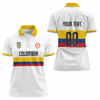 Custom Football 2024 Colombia 100th Anniversary Women Polo Shirt Limited Edition