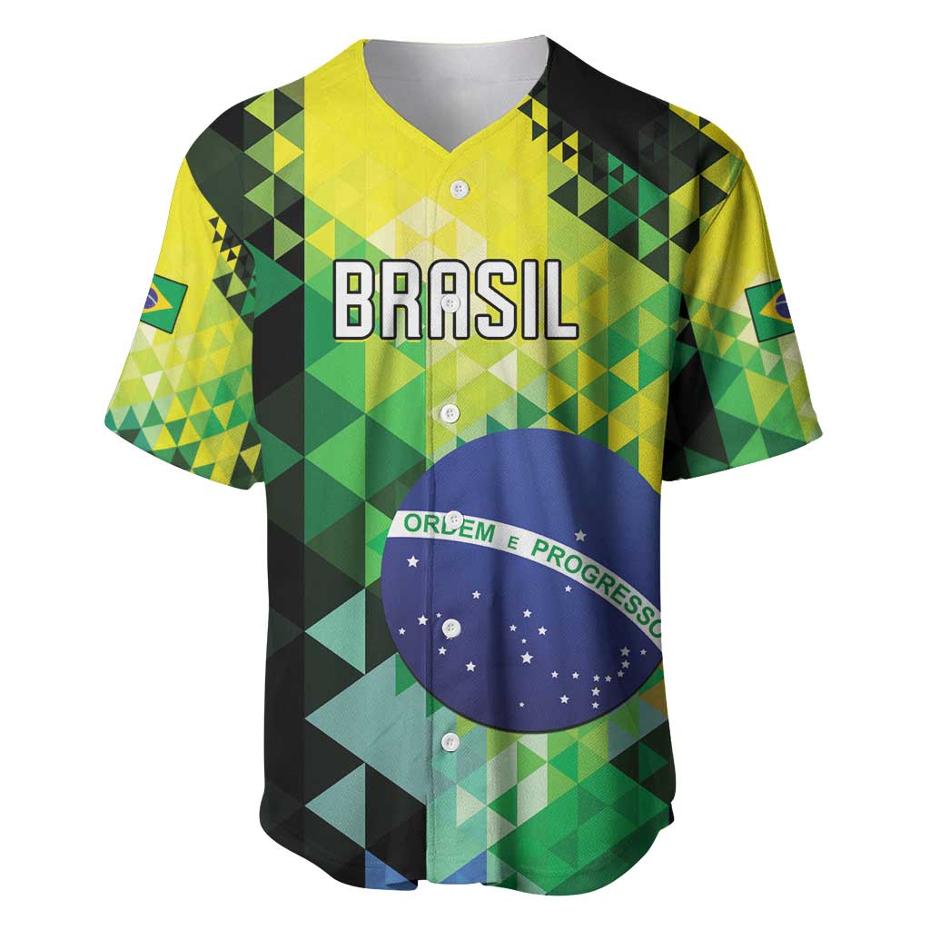 Personalized Brasil Baseball Jersey Dynamic Sporty Style