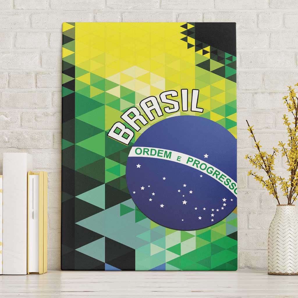 Brasil Canvas Wall Art Dynamic Sporty Style