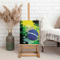 Brasil Canvas Wall Art Dynamic Sporty Style