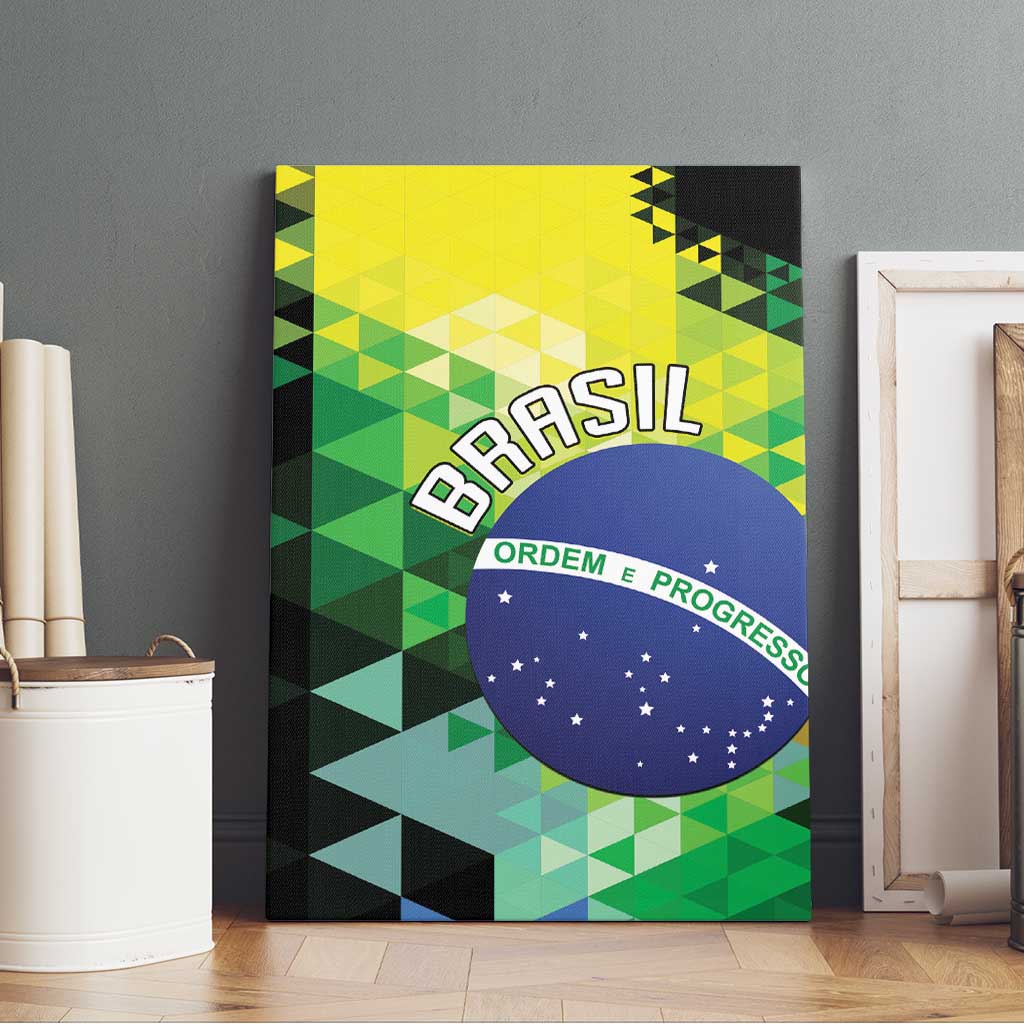 Brasil Canvas Wall Art Dynamic Sporty Style