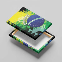 Brasil Canvas Wall Art Dynamic Sporty Style