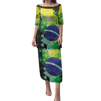 Personalized Brasil Family Matching Puletasi and Hawaiian Shirt Dynamic Sporty Style