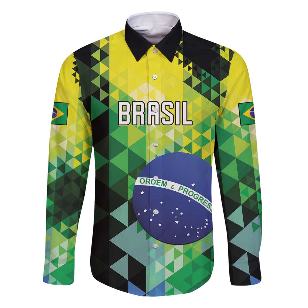 Personalized Brasil Family Matching Summer Maxi Dress and Hawaiian Shirt Dynamic Sporty Style