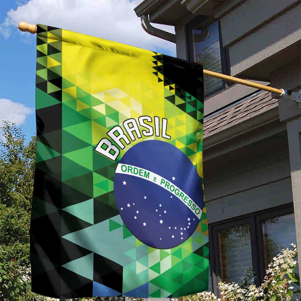 Brasil Garden Flag Dynamic Sporty Style
