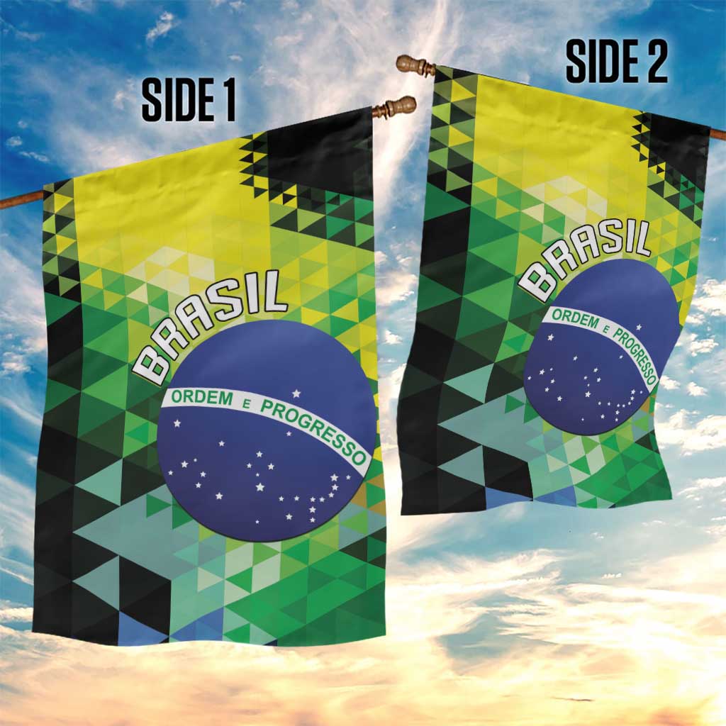 Brasil Garden Flag Dynamic Sporty Style