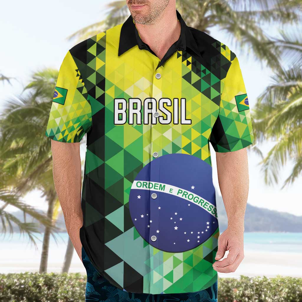 Personalized Brasil Hawaiian Shirt Dynamic Sporty Style
