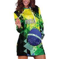 Personalized Brasil Hoodie Dress Dynamic Sporty Style
