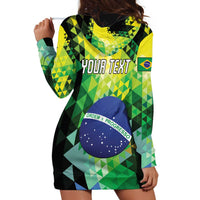 Personalized Brasil Hoodie Dress Dynamic Sporty Style