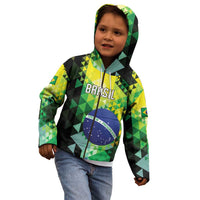 Personalized Brasil Kid Hoodie Dynamic Sporty Style