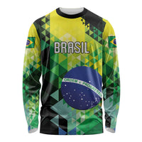 Personalized Brasil Long Sleeve Shirt Dynamic Sporty Style