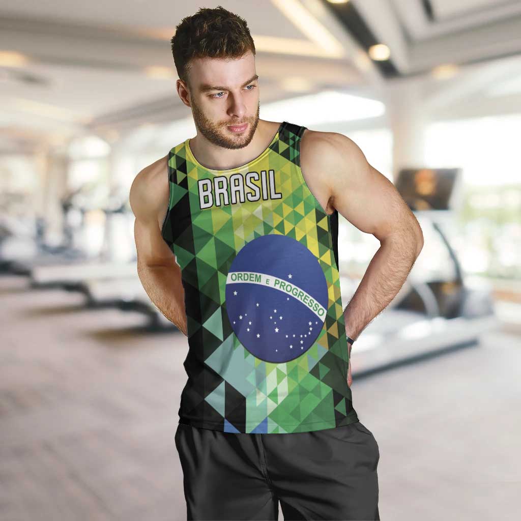Personalized Brasil Men Tank Top Dynamic Sporty Style