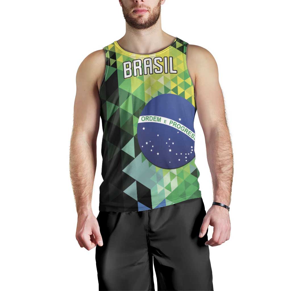 Personalized Brasil Men Tank Top Dynamic Sporty Style