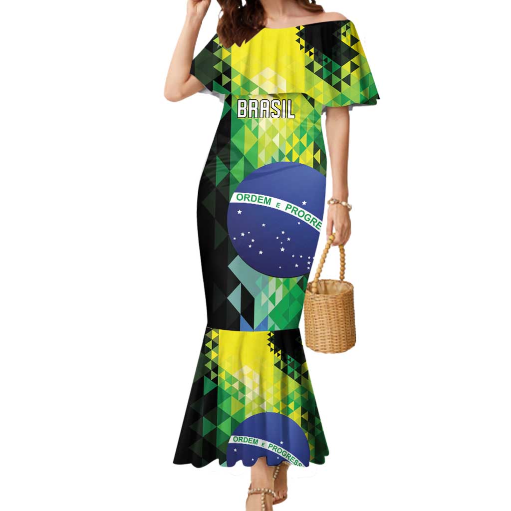 Personalized Brasil Mermaid Dress Dynamic Sporty Style