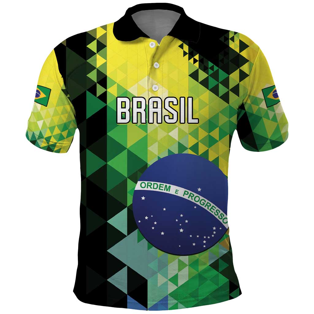 Personalized Brasil Polo Shirt Dynamic Sporty Style