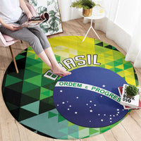 Brasil Round Carpet Dynamic Sporty Style