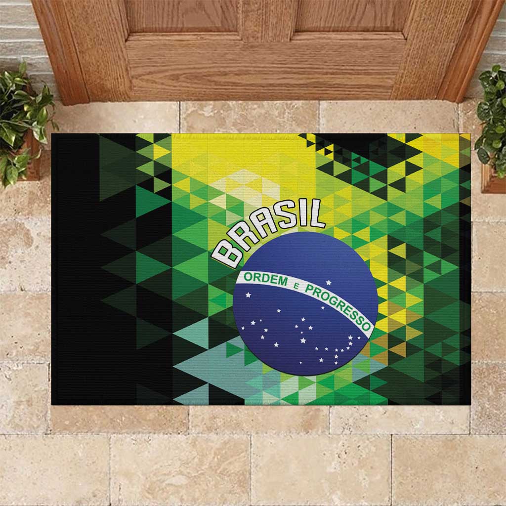 Brasil Rubber Doormat Dynamic Sporty Style