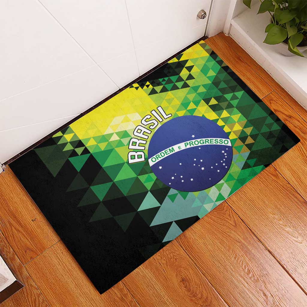 Brasil Rubber Doormat Dynamic Sporty Style