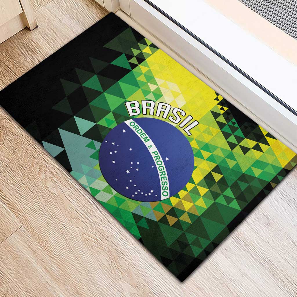 Brasil Rubber Doormat Dynamic Sporty Style