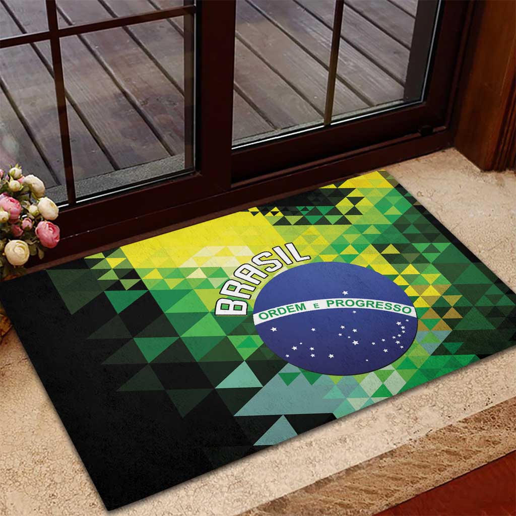 Brasil Rubber Doormat Dynamic Sporty Style