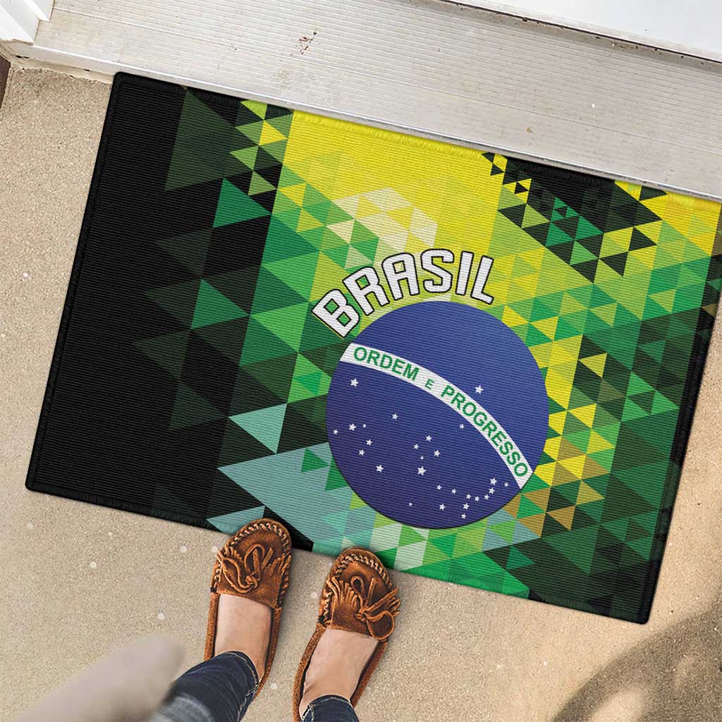 Brasil Rubber Doormat Dynamic Sporty Style