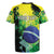 Personalized Brasil Rugby Jersey Dynamic Sporty Style