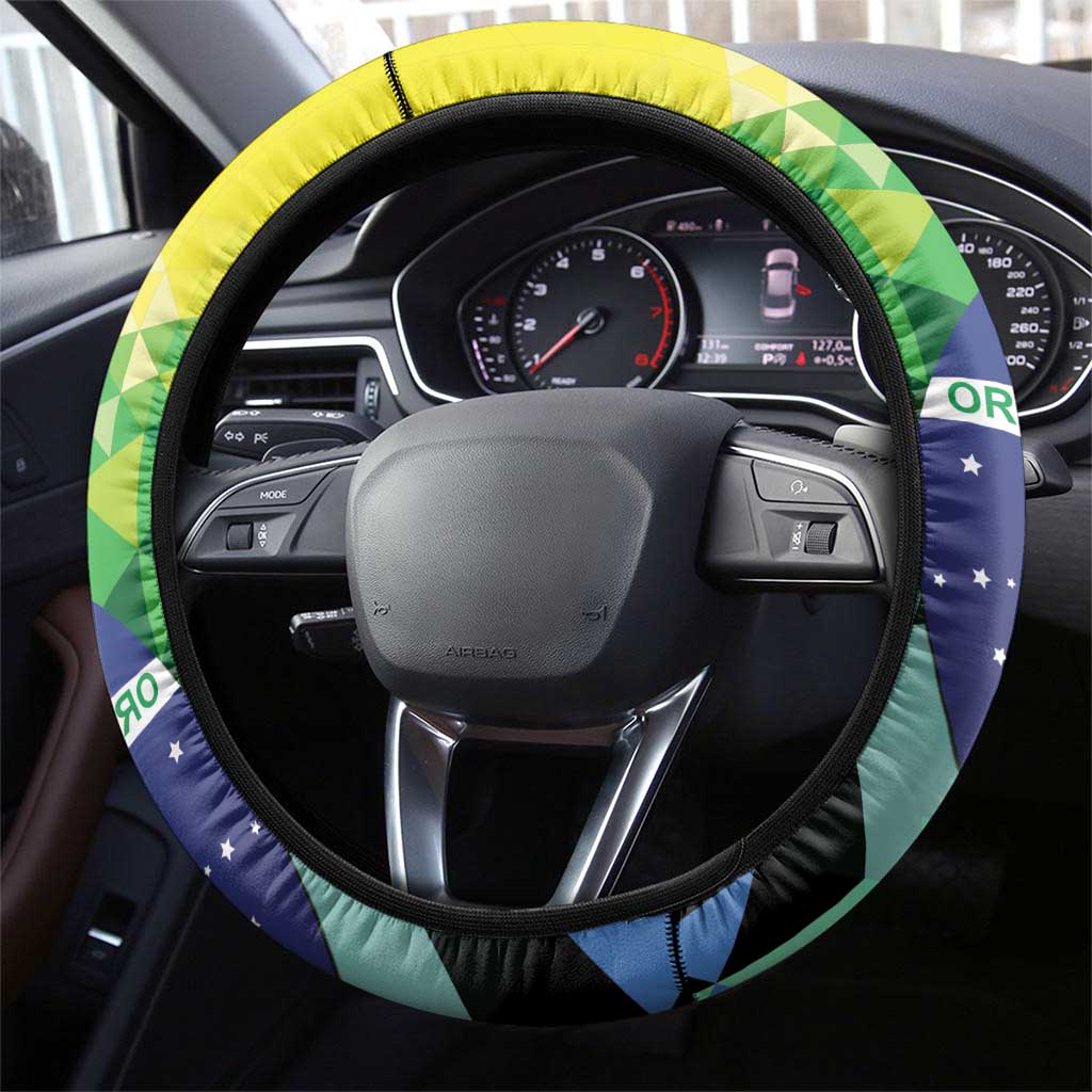 Brasil Steering Wheel Cover Dynamic Sporty Style