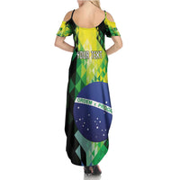 Personalized Brasil Summer Maxi Dress Dynamic Sporty Style