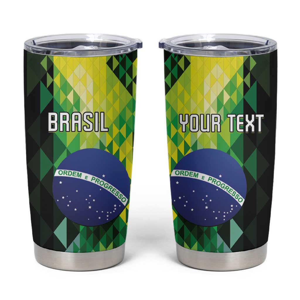 Personalized Brasil Tumbler Cup Dynamic Sporty Style