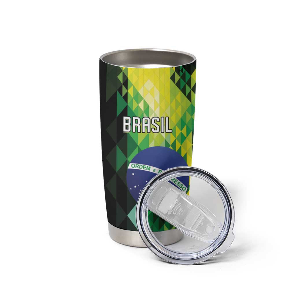 Personalized Brasil Tumbler Cup Dynamic Sporty Style