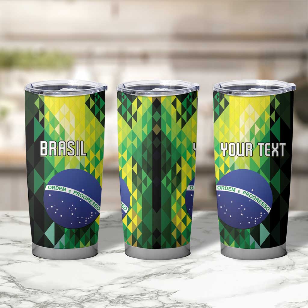 Personalized Brasil Tumbler Cup Dynamic Sporty Style