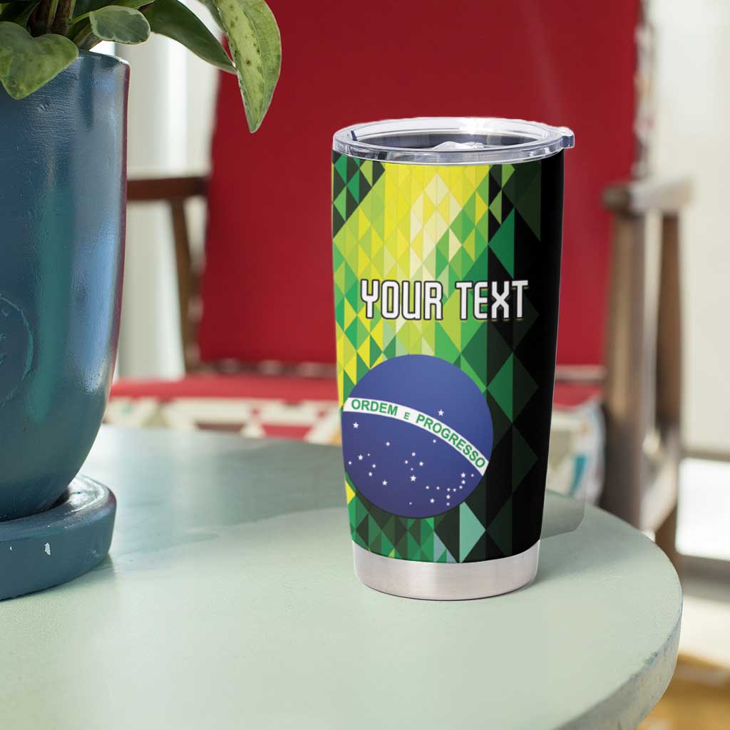 Personalized Brasil Tumbler Cup Dynamic Sporty Style