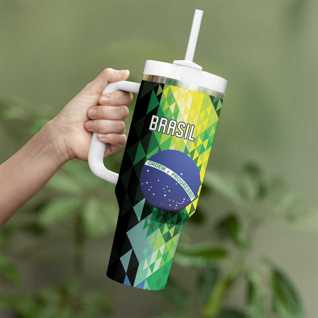 Personalized Brasil Tumbler With Handle Dynamic Sporty Style